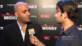 SLTV Michael Benyaer chats on the red carpet for the premiere of For the Love of Money
