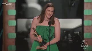 Oppenheimer editor Jennifer Lame wins the award for achievement in film editing the 2024 oscar