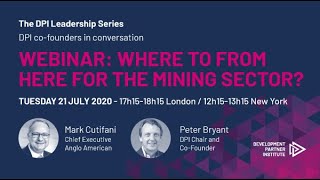 Full Webinar Where to from here for the mining sector  Mark Cutifani  Peter Bryant