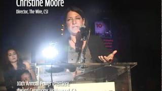 Christine Moore 2010 POWER UP Honoree
