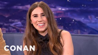 Zosia Mamet Confirms That Dating Today Is Pretty Effing Bad  CONAN on TBS