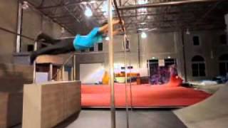 Luci Romberg Demonstrates Freerunning At The Tempest Academy