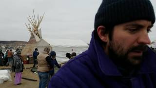 Entourage star Rhys Coiro delivers 4k to Oceti Sakowin Camp on Thanksgiving Day