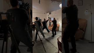 Fight Choreography With Actor Cooper Andrews stunts actor ninja film movies bts martialarts