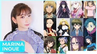 Marina Inoue  Top Same Voice Characters Roles