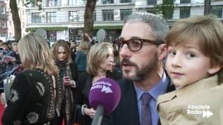 The Amazing SpiderMan producer Matt Tolmach interview with his young son at London premiere