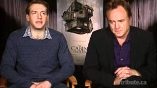 Fran Kranz  Bradley Whitford  The Cabin in the Woods Interview with Tribute