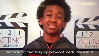 AJ the Actor directed by top acting coach John Walcutt