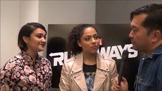 Interview with Ariela Barer and Allegra Acosta For Hulus Runaways
