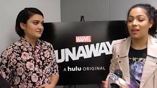 Interview with Marvels Runaways Stars Allegra Acosta and Ariela Barer