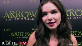 Madison McLaughlin Artemis  Arrow Episode 100 Green Carpet