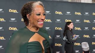 Millicent Shelton Lessons in Chemistry director on 2024 DGA Awards red carpet