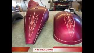 Rick Harris Pinstriping  Custom pinstripes for your motorcycle or hot rod