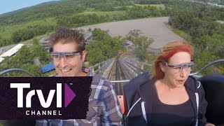 Best Seat on a Coaster Kari Byron  Tory Belleci Find Out  Thrill Factor  Travel Channel