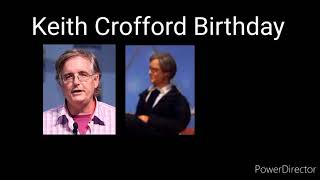 Keith Crofford Birthday