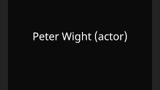 Peter Wight actor