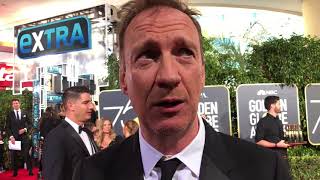 David Thewlis Fargo Golden Globes 2018 red carpet exclusive interview
