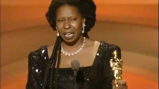 Whoopi Goldberg winning Best Supporting Actress  63rd Oscars 1991