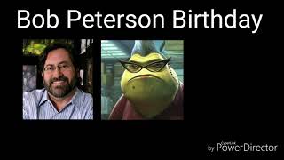 Bob Peterson Birthday