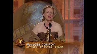 Frances Conroy Wins Best Actress TV Series Drama  Golden Globes 2004