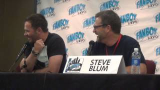 Voice Actors Steve Blum and Greg Ellis at FanBoy Expo in Tampa September 14 2014