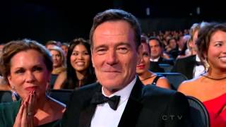 Anna Gunn wins an Emmy for Breaking Bad at the 2013 Primetime Emmy Awards