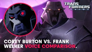 Audio Clips Of Corey Burton Vs Frank Welker Voicing Megatron  Transformers Voice Comparison