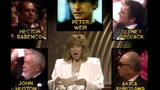 Sydney Pollack Wins Best Directing 1986 Oscars