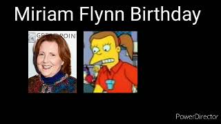Miriam Flynn Birthday