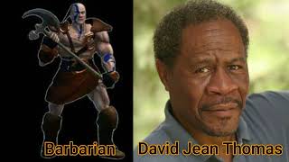 Character and Voice Actor  Diablo 2  Barbarian  David Jean Thomas