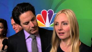 ALLEGIANCE Scott Cohen  Hope Davis NBC Upfronts TV Interview  ScreenSlam