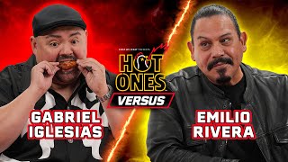 Gabriel Iglesias vs Emilio Rivera  Hot Ones Versus