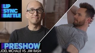 Joel McHale vs Jim Rash Preshow  Lip Sync Battle