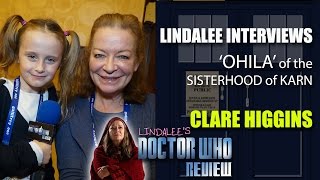 Clare Higgins Ohila  Lindalee Rose Interview Doctor Who