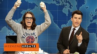 Weekend Update Tina Fey on Protesting After Charlottesville  SNL