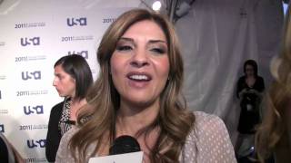 Callie Thorne speaks about Necessary Roughness at the 2011 USA upfront