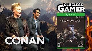 Clueless Gamer Shadow Of War With Kumail Nanjiani  CONAN on TBS