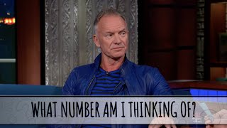 Sting Takes The Colbert Questionert