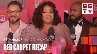 Method Man Ms Pat  Adrian Holmes Hit The Image Awards Red Carpet  NAACP Image Awards 23