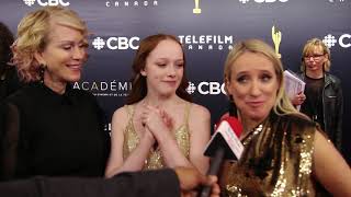 Chat w 2019 Canadian Screen Award winners Amybeth McNulty Moira WalleyBeckett  Miranda de Pencier