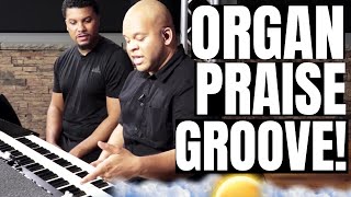 David Jackson  Funky Churchy Organ Praise Groove in A Flat  Bass line  Foot pedal