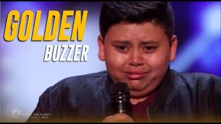 Luke Islam 12YearOld NY Boy Gets Julianne Houghs GOLDEN BUZZER  Americas Got Talent 2019