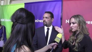 Drea de Matteo  Vincent Laresca Interview  NBC Universals Winter Press Day  AfterBuzz TV