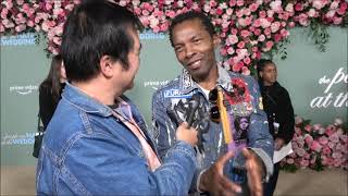 Isaach de Bankol Carpet Interview at Prime Videos The People We Hate At the Wedding Premiere