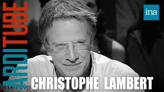 Christophe Lambert  Linterviews Anti Hros de Thierry Ardisson  INA Arditube