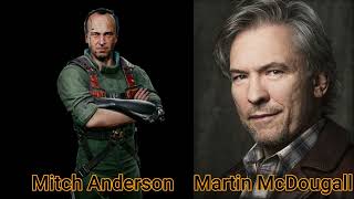 Character and Voice Actor  Cyberpunk 2077   Mitch Anderson  Martin McDougall