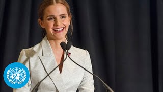 Emma Watson at the HeForShe Campaign 2014  Official UN Video