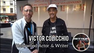Todd interviews Hollywood ActorWriter Victor Colicchio at the 2021 San Gennaro Feast