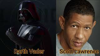 Character and Voice Actor  Star Wars Jedi Survivor  Darth Vader  Scott Lawrence