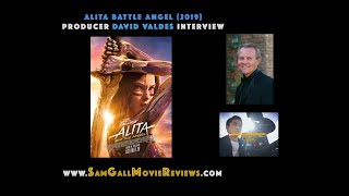 Alita Battle Angel 2019 Producer David Valdes Interview  Sam Gall Movie Reviews 110620
